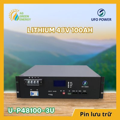 Pin lưu trữ Lithium UFO 48V 100AH U-P48100-3U